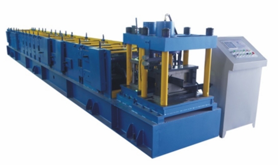 PLC Touch Screen Control Carbon Steel Purlin Roll Forming Machine For 1.5 - 3.0mm Thickness